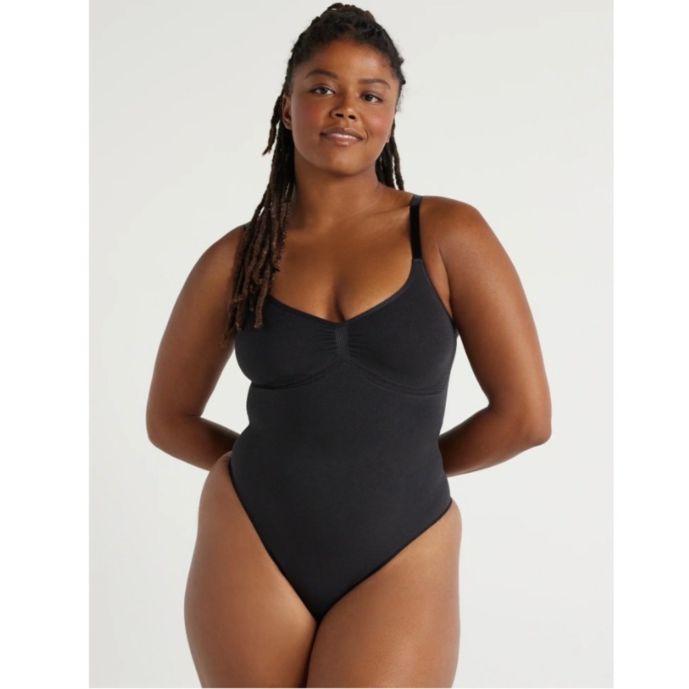 JOYSPUN FIRM COMPRESSION SLIMMING SUPPORT SEAMLESS THONG BODYSUIT SHAPEWEAR XXL